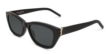 Saint Laurent SLM153 Black glasses - Black - Angle View
