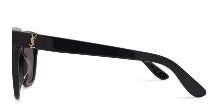 Saint Laurent SLM24/K Black glasses - Black - Side View