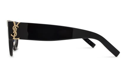 Saint Laurent SLM94 Black, Gray glasses - Black / Gray - Side View