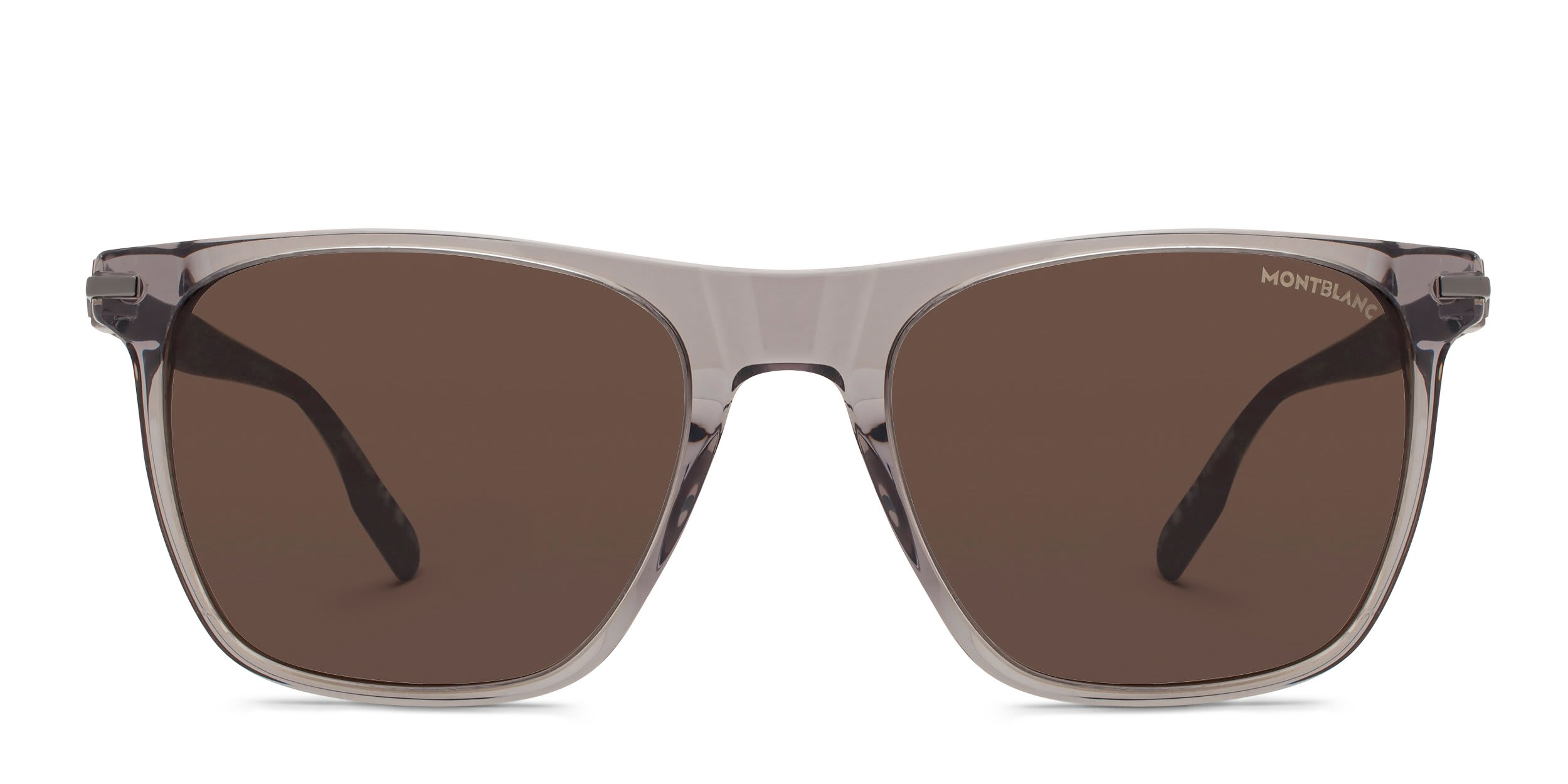 Mont Blanc MB0248S Gray glasses - Gray - Frontal View