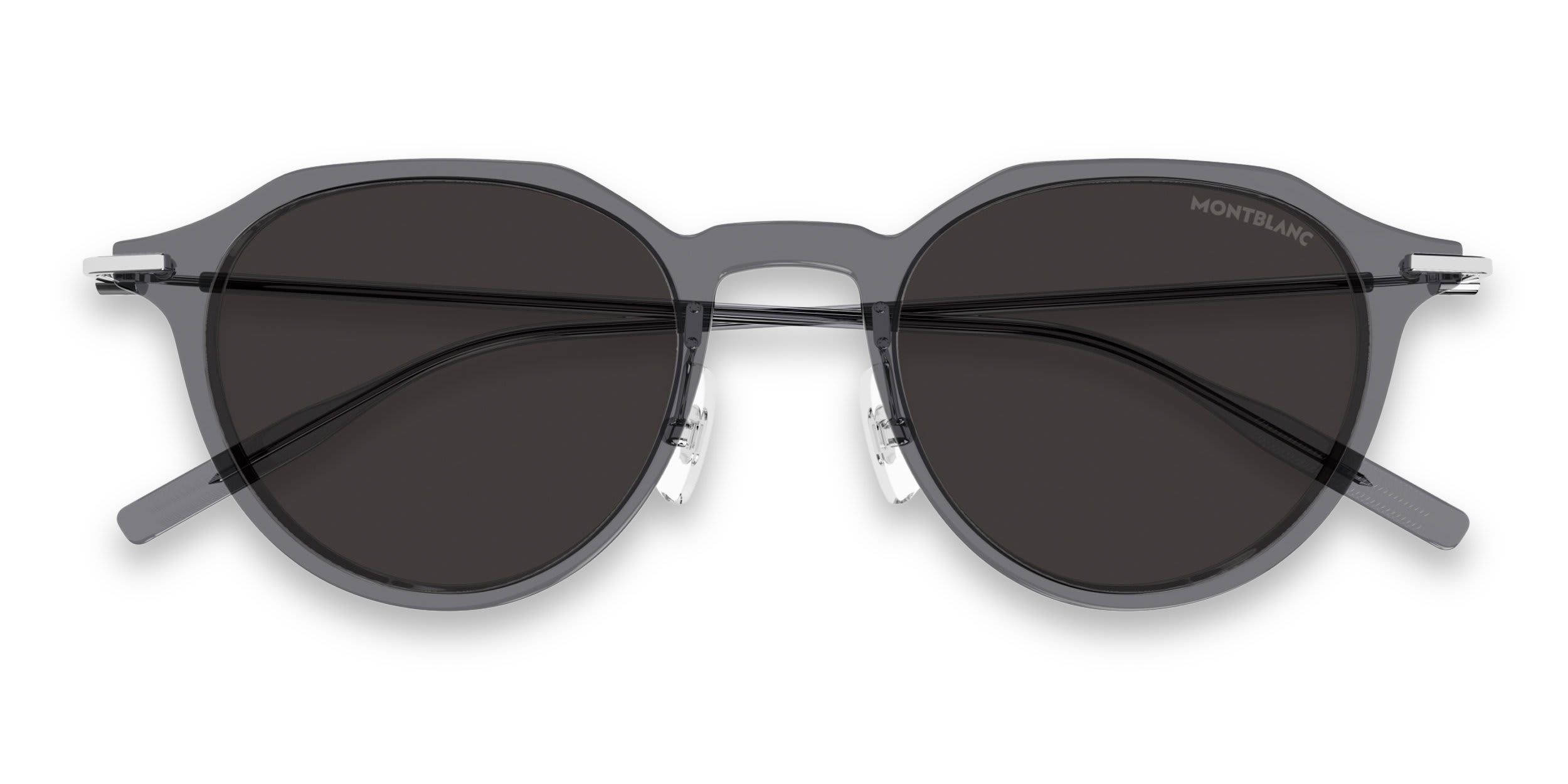 Mont Blanc MB0355S Gray glasses - Gray - Frontal View