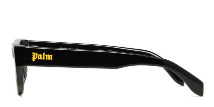 Palm Angels PA1024 Ventura Shiny Black glasses - Shiny Black - Side View