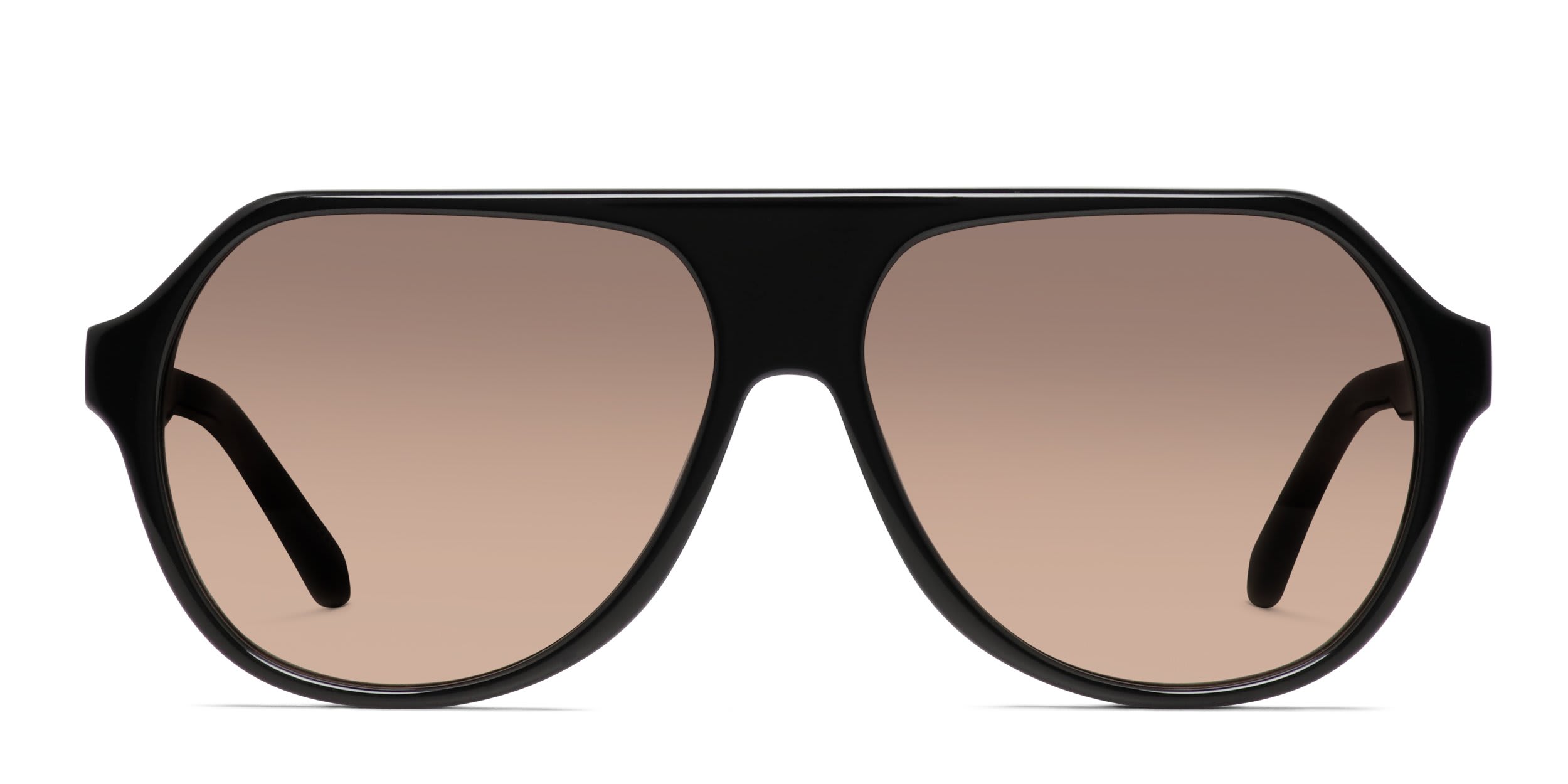 Palm Angels PA1026 Kelso Shiny Black glasses - Shiny Black - Frontal View