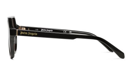 Palm Angels PA1026 Kelso Shiny Black glasses - Shiny Black - Side View
