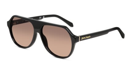 Palm Angels PA1026 Kelso Shiny Black glasses - Shiny Black - Angle View