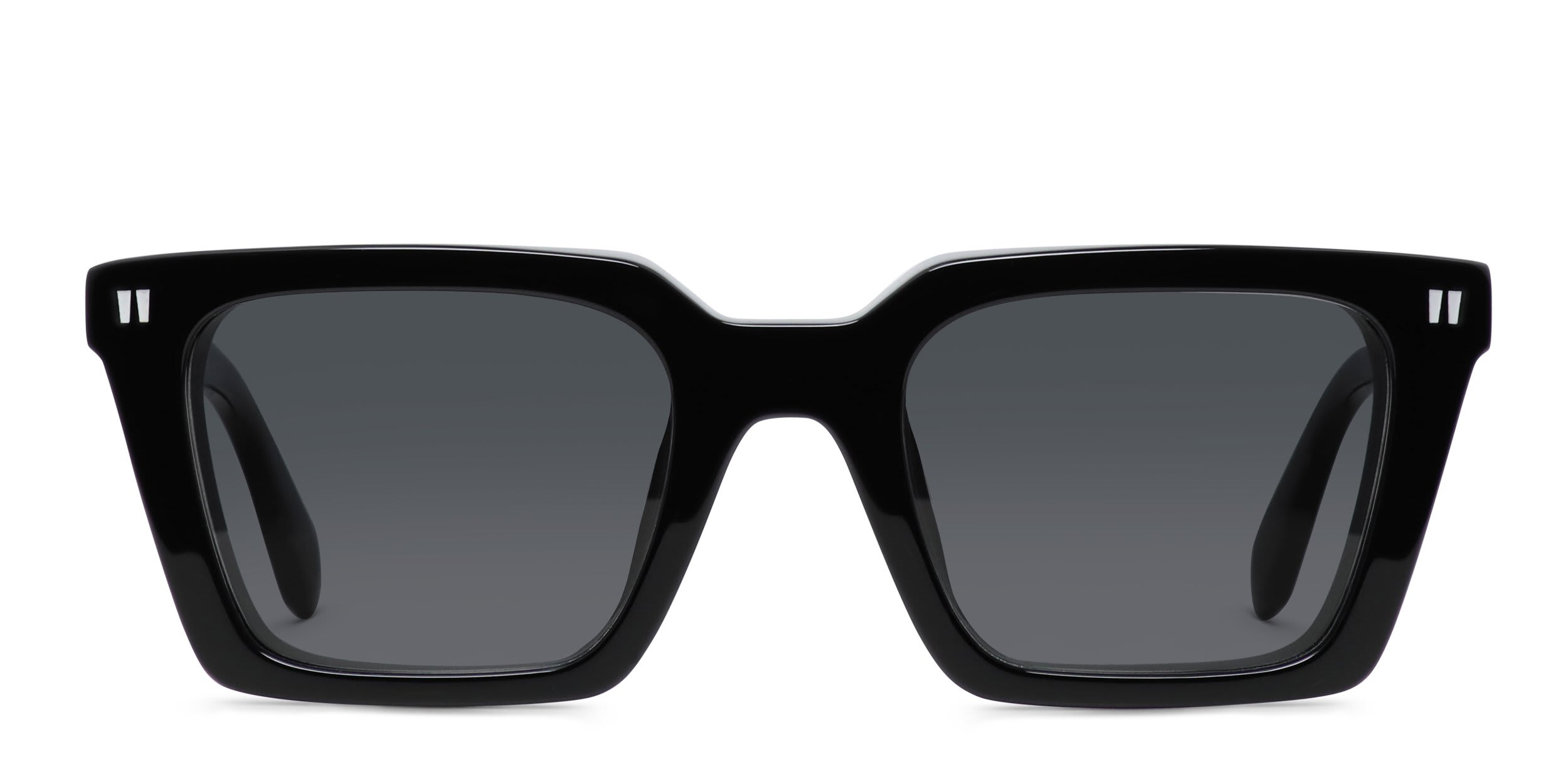 Off-White OW1004 Reno Shiny Black glasses - Shiny Black - Frontal View