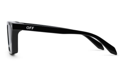 Off-White OW1004 Reno Shiny Black glasses - Shiny Black - Side View