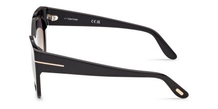 Tom Ford FT1422 JONI-02 Black, Gray glasses - Black - Side View
