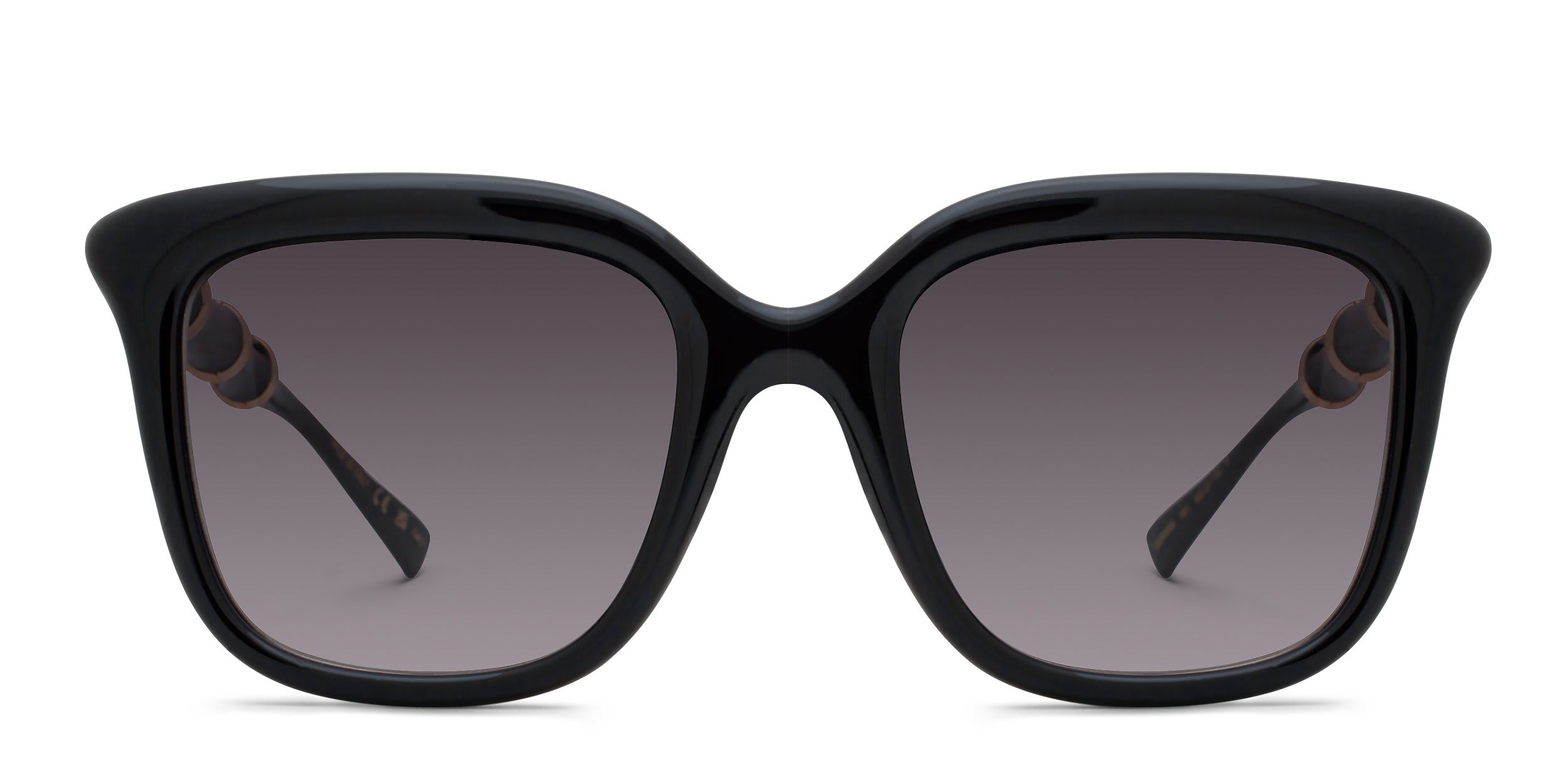 Gucci GG2058S Black, Gray glasses - Black - Frontal View