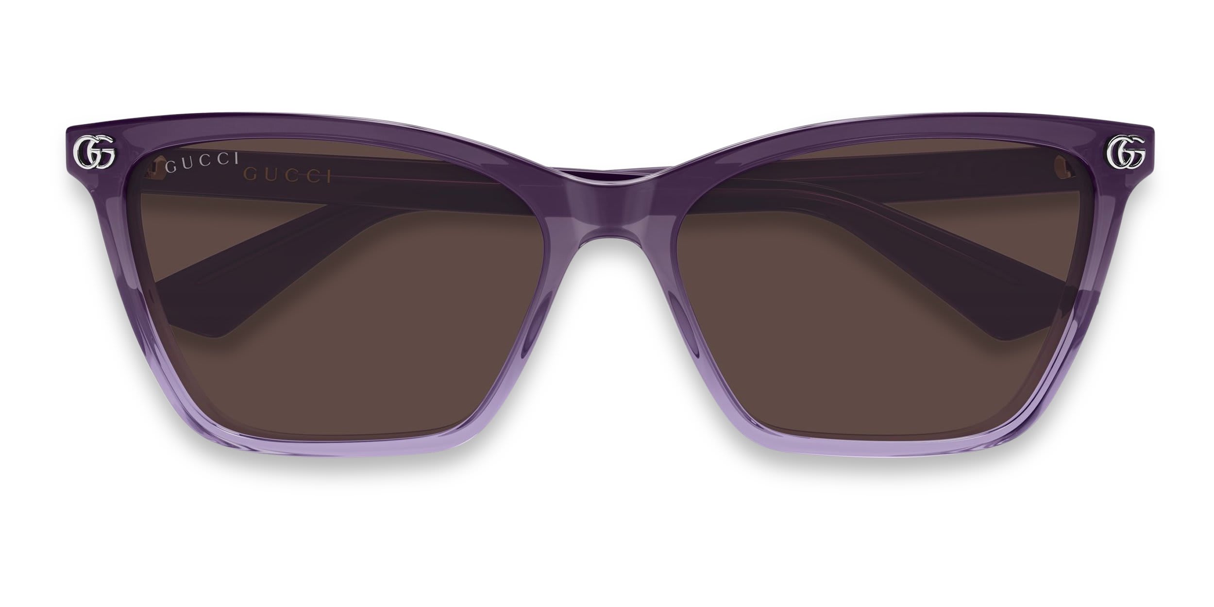 Gucci GG2111S Purple, Brown glasses - Purple - Frontal View
