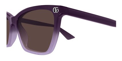 Gucci GG2111S Purple, Brown glasses - Purple - Side View