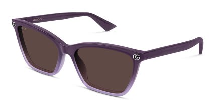Gucci GG2111S Purple, Brown glasses - Purple - Angle View