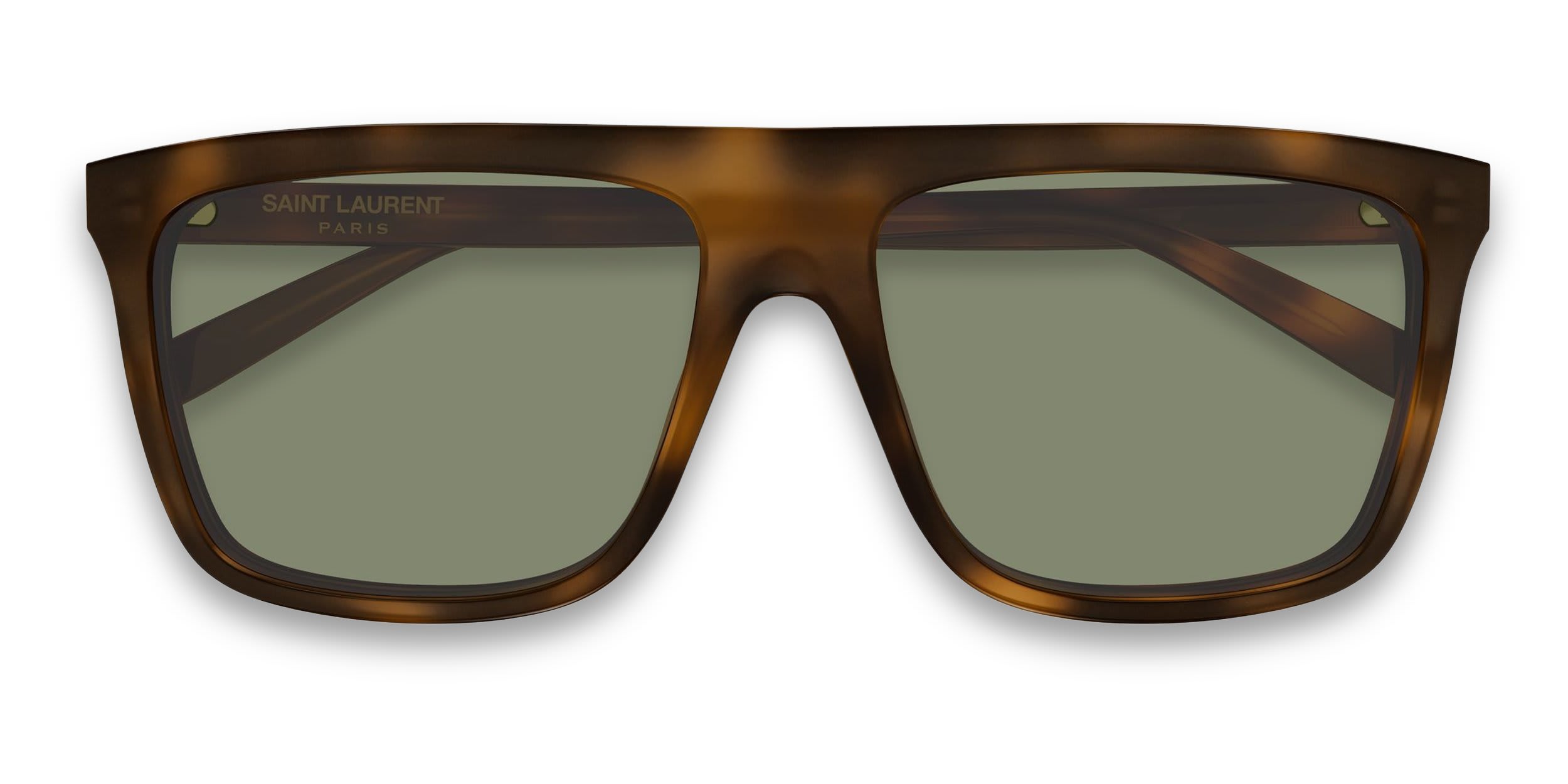 Saint Laurent SL904 Tortoise, Green glasses - Tortoise - Frontal View