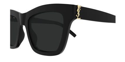 Saint Laurent SLM156 Black glasses - Black - Side View