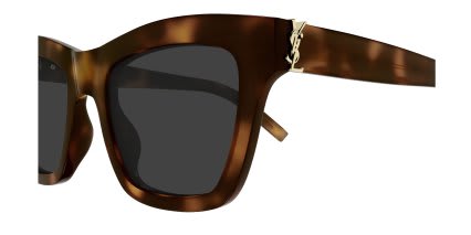 Saint Laurent SLM156 Tortoise, Gray glasses - Tortoise - Side View