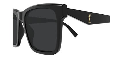 Saint Laurent SLM170 Black glasses - Black - Side View