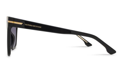 Victoria Beckham VB 1003/S Shiny Black glasses - Shiny Black - Side View
