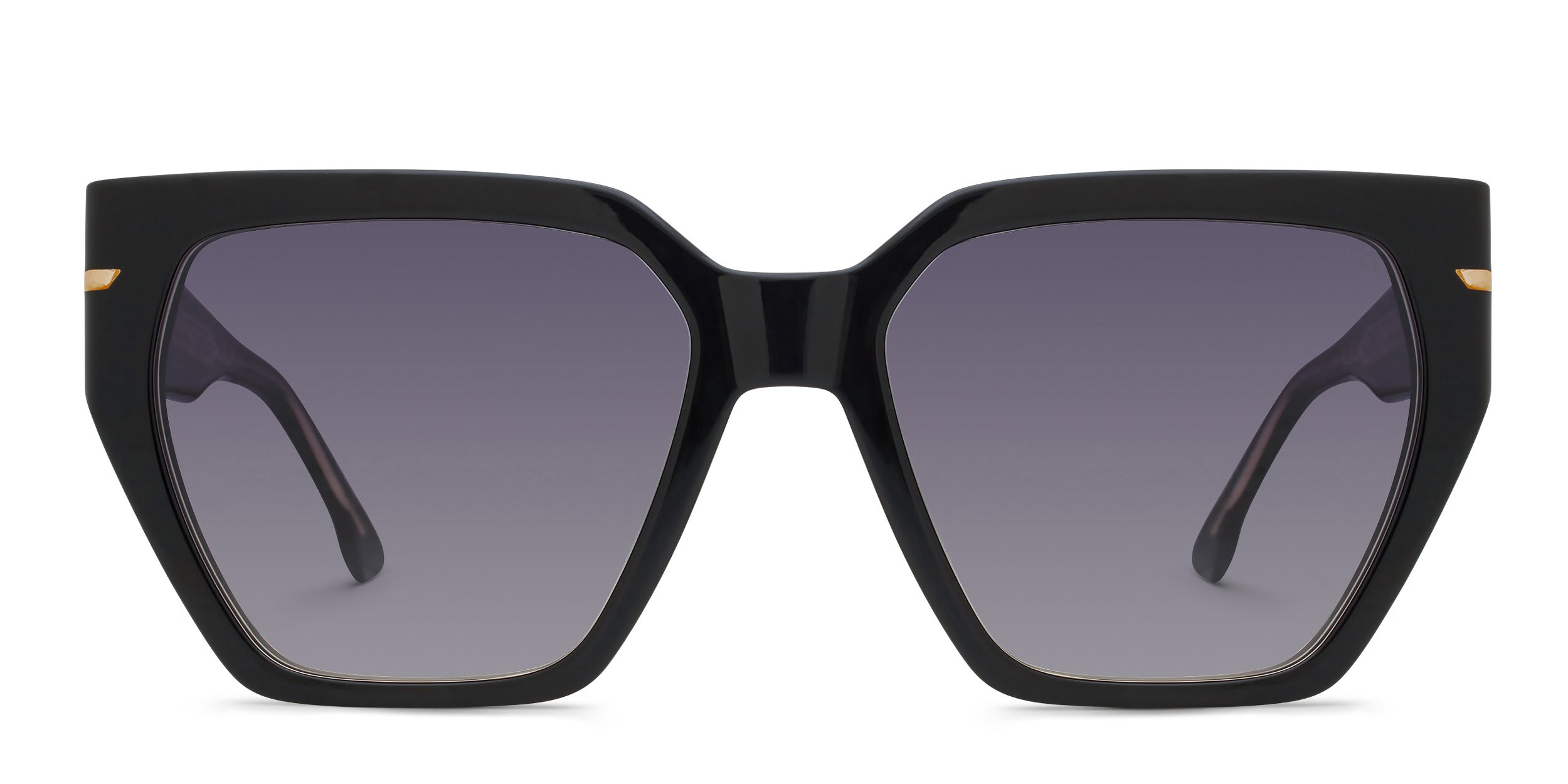 Victoria Beckham VB 7002/S Shiny Black glasses - Shiny Black - Frontal View