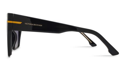 Victoria Beckham VB 7002/S Shiny Black glasses - Shiny Black - Side View