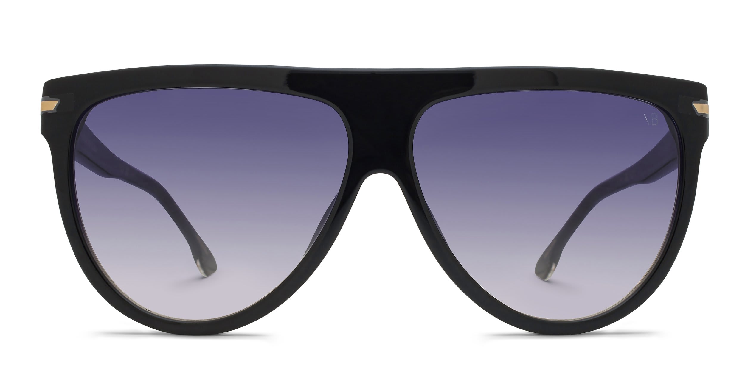 Victoria Beckham VB 1004/S Black glasses - Black - Frontal View
