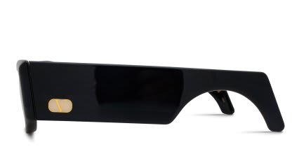 Valentino VG0005S Shiny Black glasses - Shiny Black - Side View