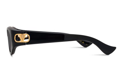 Valentino VG0015S Shiny Black glasses - Shiny Black - Side View