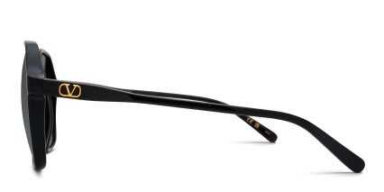 Valentino VG0018S Shiny Black glasses - Shiny Black - Side View