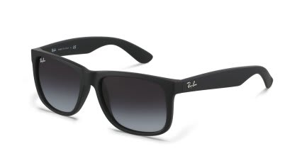 Ray-Ban RB4165 Justin Black glasses - Black - Angle View