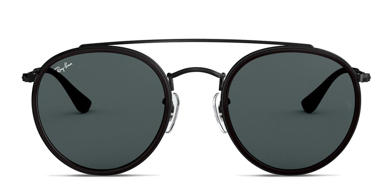 Ray-Ban RB3647N Black glasses - Black - Frontal View