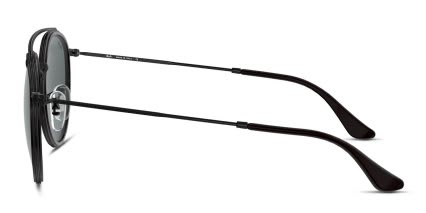 Ray-Ban RB3647N Black glasses - Black - Side View