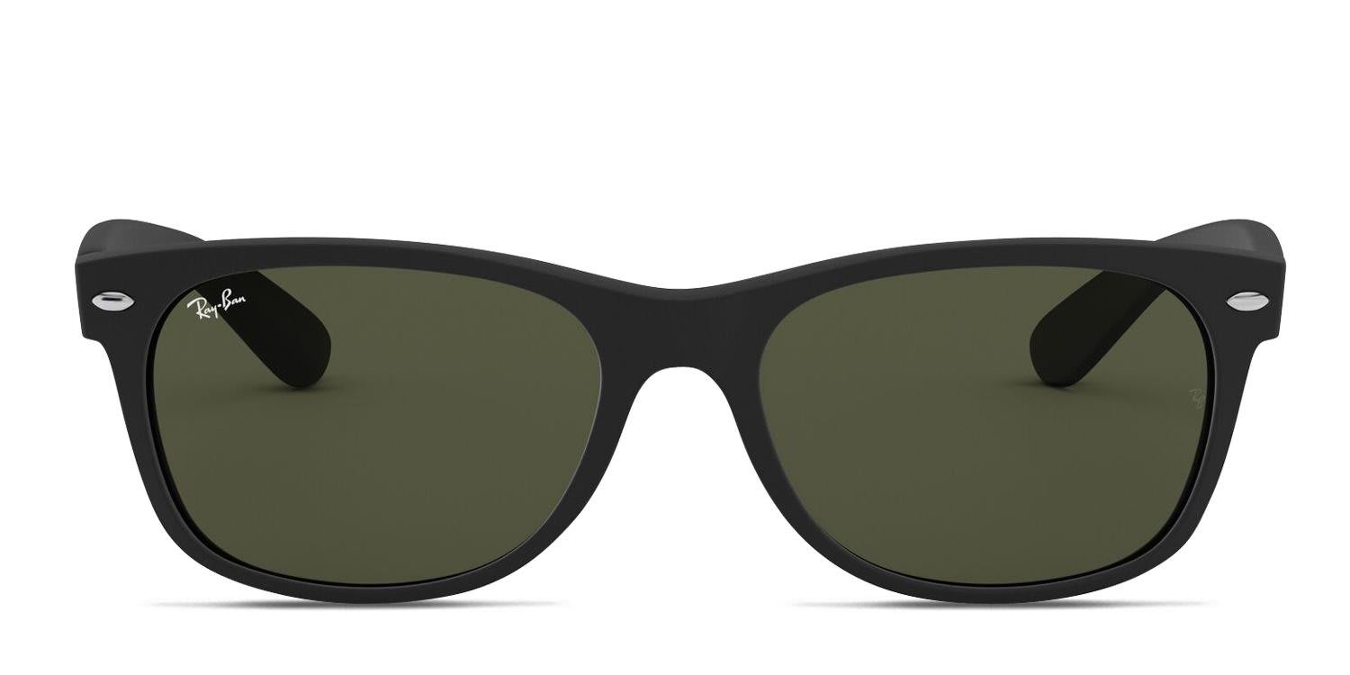 Ray-Ban RB2132 New Wayfarer Black glasses - Black - Frontal View
