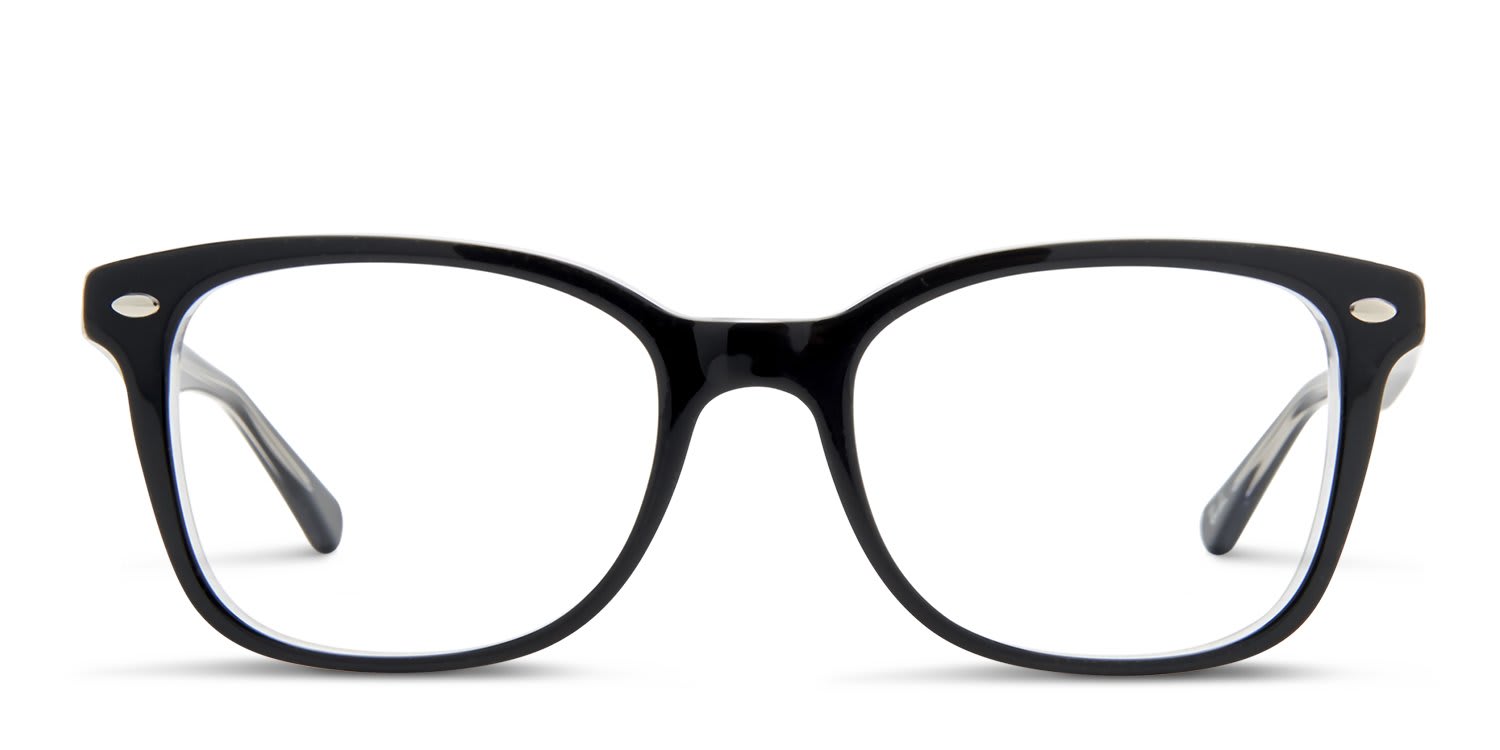 Ray-Ban RX5285 Black glasses - Shiny Black - Frontal View