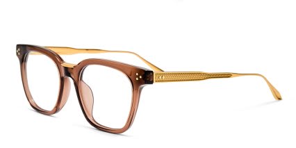 Linda Farrow LFL1508 Evans Brown glasses - Brown - Angle View