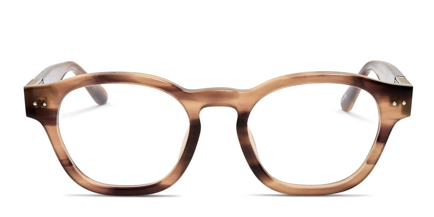 Linda Farrow LFL1404 Talbot Brown, Tortoise glasses - Brown / Tortoise - Frontal View