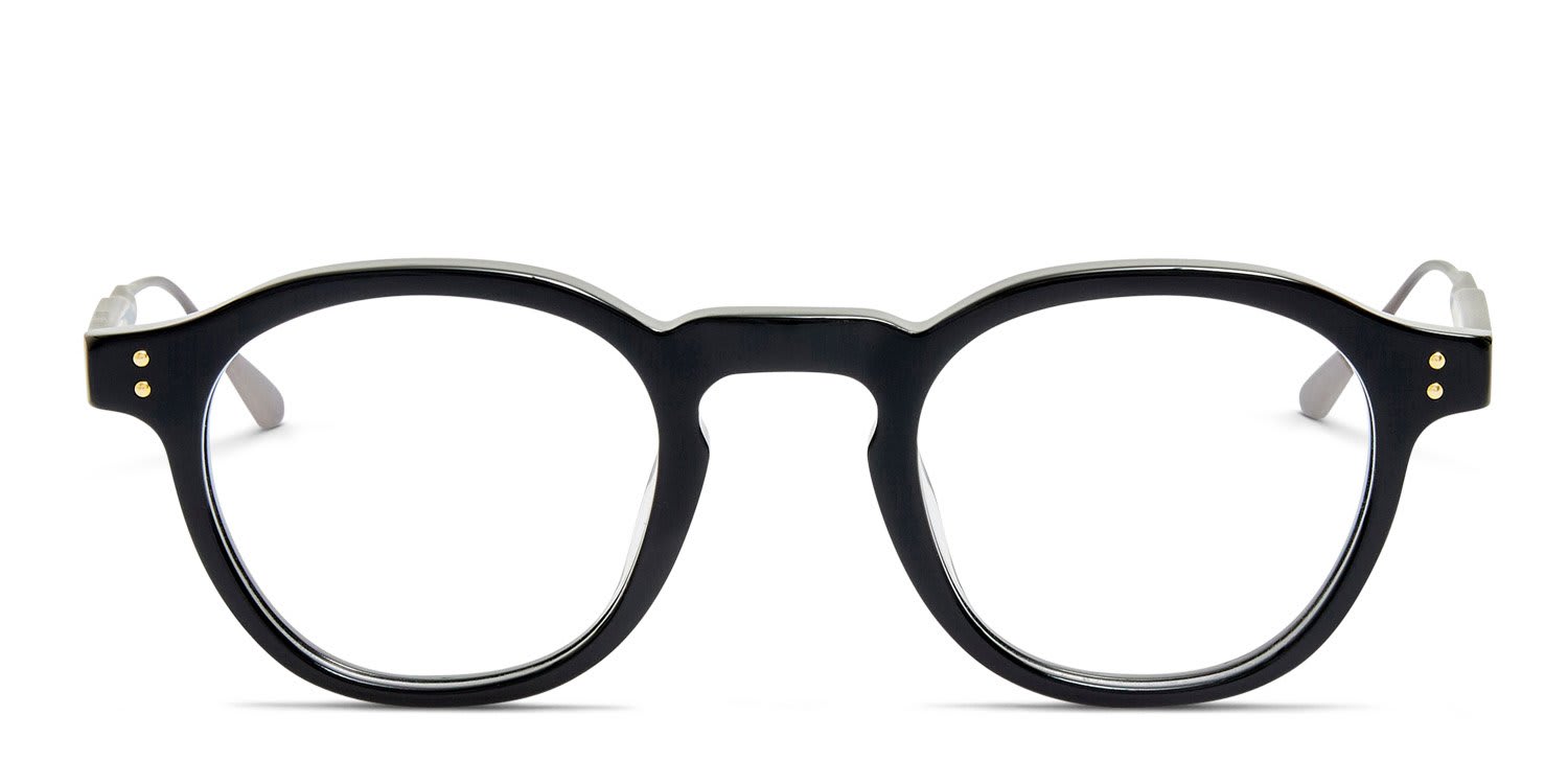 Linda Farrow LFL1625 Heath Black glasses - Black - Frontal View