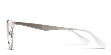 Ray-Ban RX6396 Clear w/Silver glasses - Clear / Silver - Side View