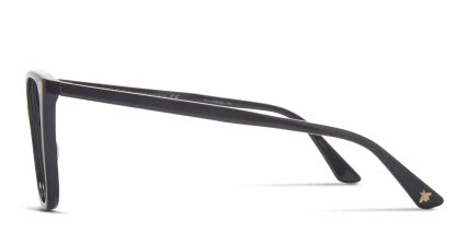 Gucci GG0026O Shiny Black glasses - Shiny Black - Side View