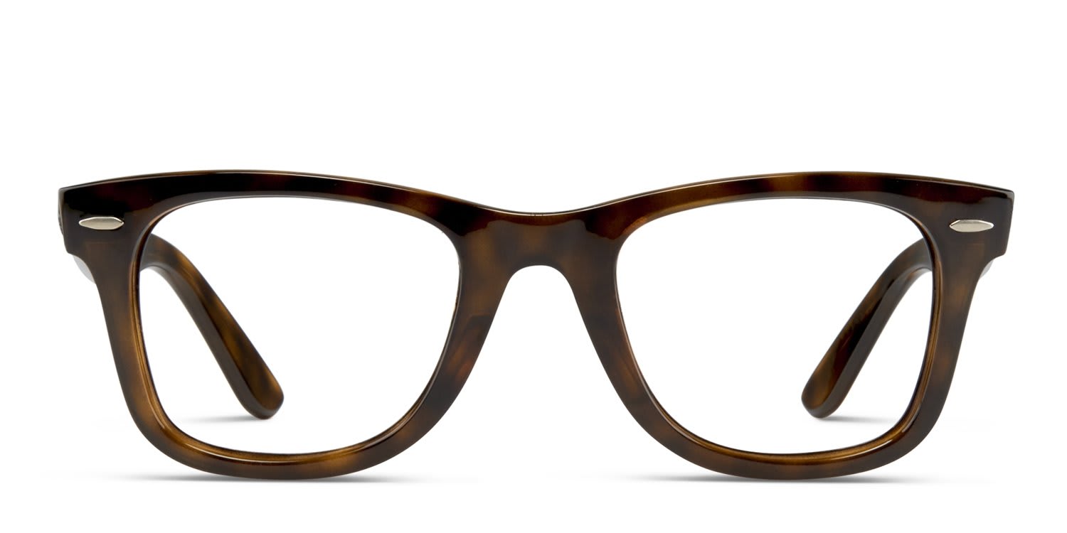 Ray-Ban RX4340V Wayfarer Ease Tortoise glasses - Brown / Tortoise - Frontal View
