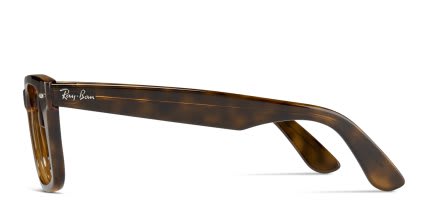 Ray-Ban RX4340V Wayfarer Ease Tortoise glasses - Brown / Tortoise - Side View