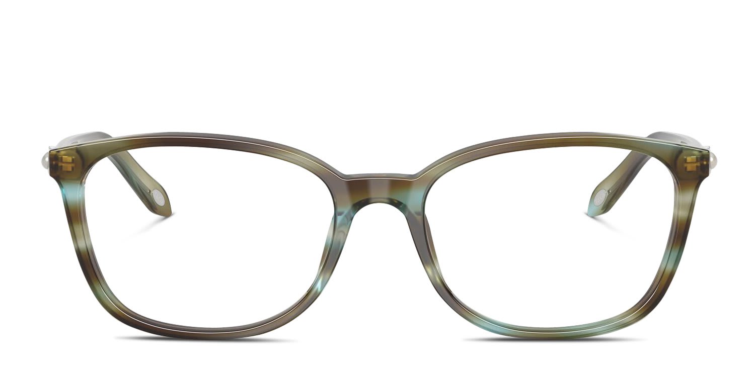 Tiffany & Co. TF2109HB Green, Tortoise glasses - Green / Tortoise - Frontal View