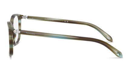 Tiffany & Co. TF2109HB Green, Tortoise glasses - Green / Tortoise - Side View