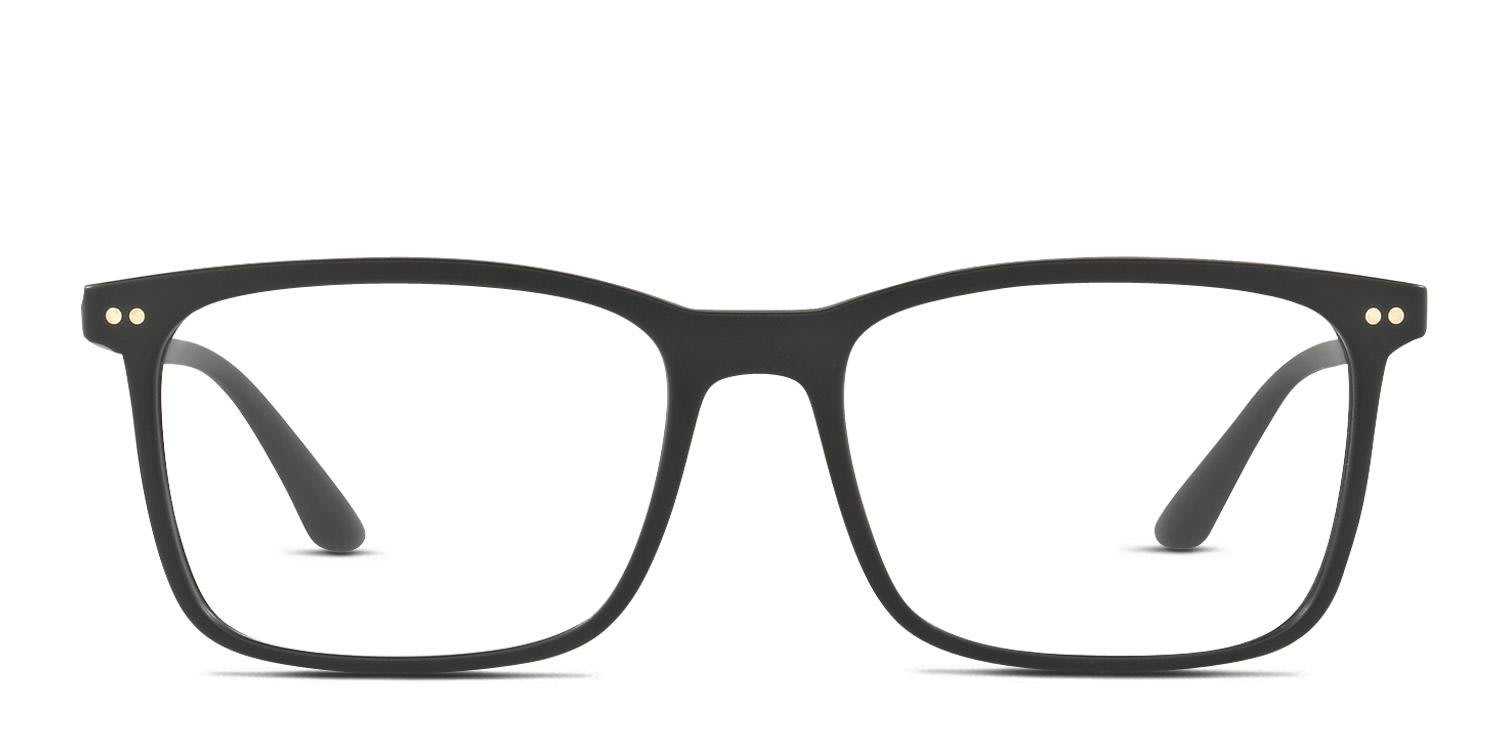 Giorgio Armani AR7122 Matte Black glasses - Matte Black - Frontal View