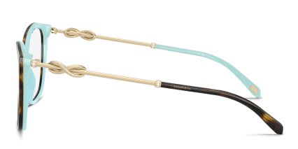Tiffany & Co. TF2160B Tortoise, Blue glasses - Tortoise / Blue - Side View