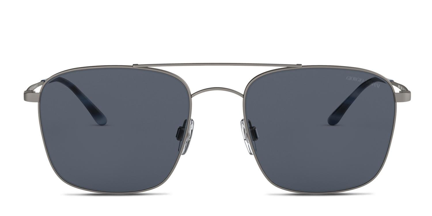 Giorgio Armani AR6080 Gunmetal glasses - Gunmetal - Frontal View