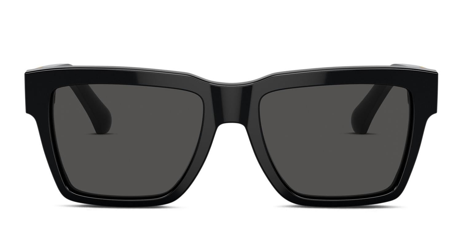 Dolce & Gabbana DG4465 Shiny Black glasses - Shiny Black - Frontal View