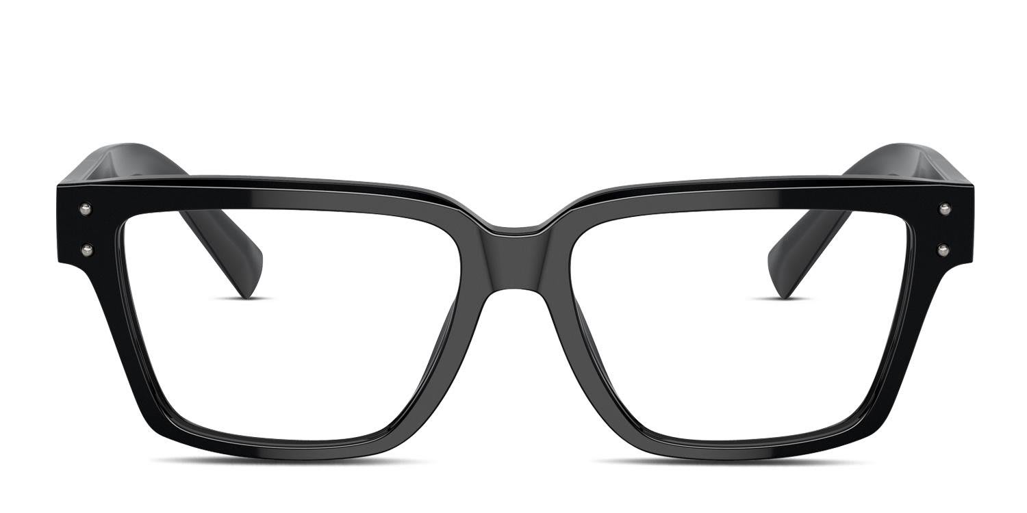 Dolce & Gabbana DG3383 Shiny Black glasses - Shiny Black - Frontal View