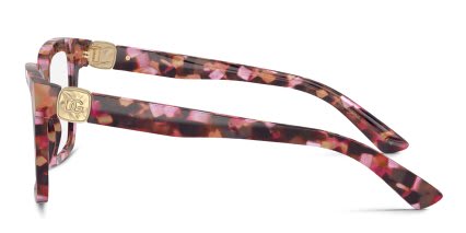 Dolce & Gabbana DG3395 Tortoise, Pink glasses - Tortoise / Pink - Side View