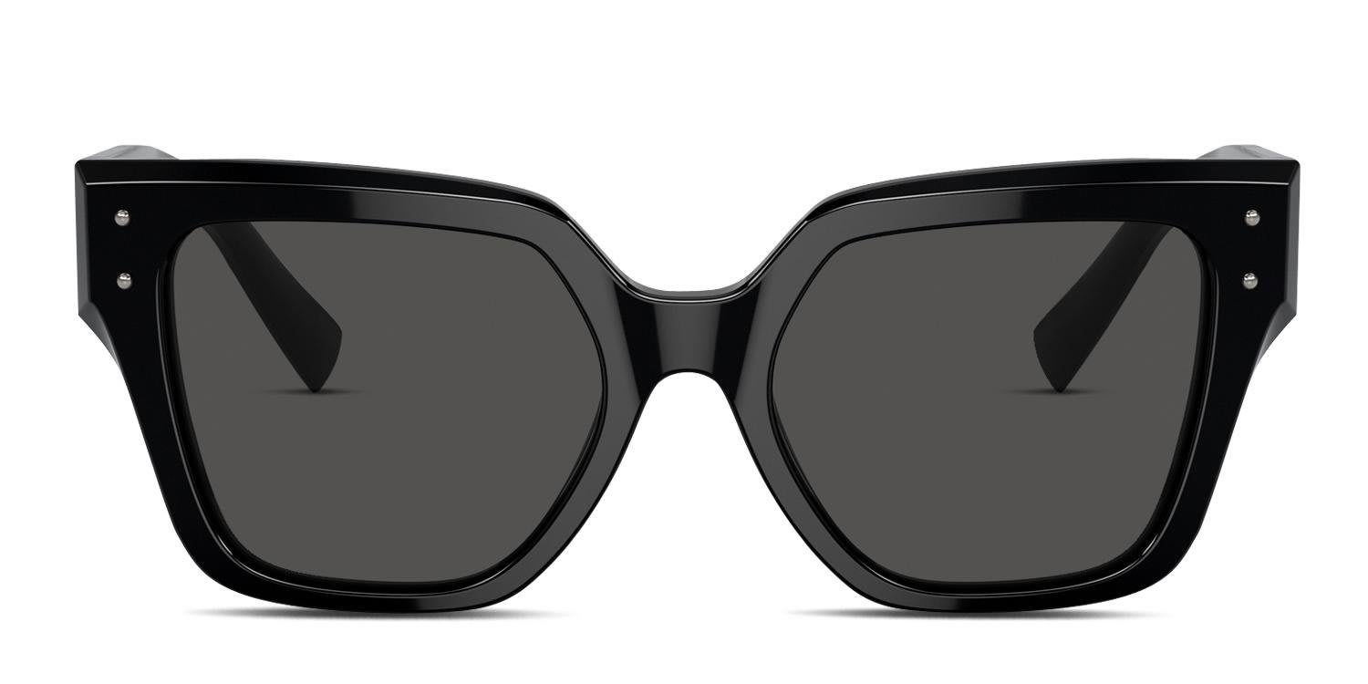 Dolce & Gabbana DG4471 Shiny Black glasses - Shiny Black - Frontal View