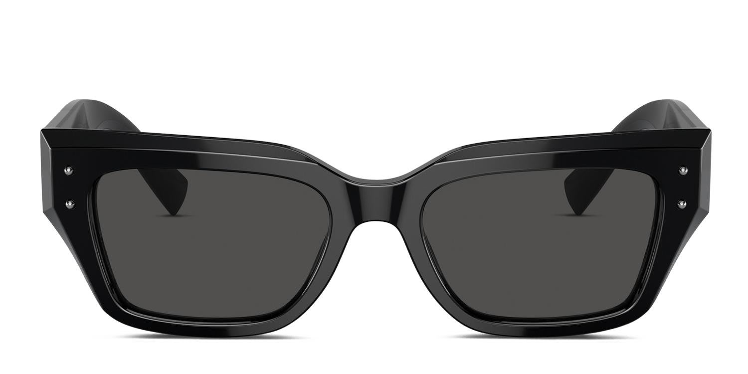 Dolce & Gabbana DG4462 Shiny Black glasses - Shiny Black - Frontal View