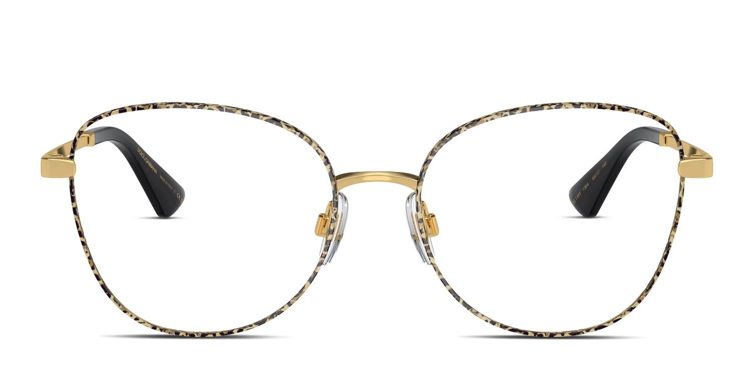 Dolce & Gabbana DG1355 Tortoise, Gold glasses - Tortoise / Gold - Frontal View